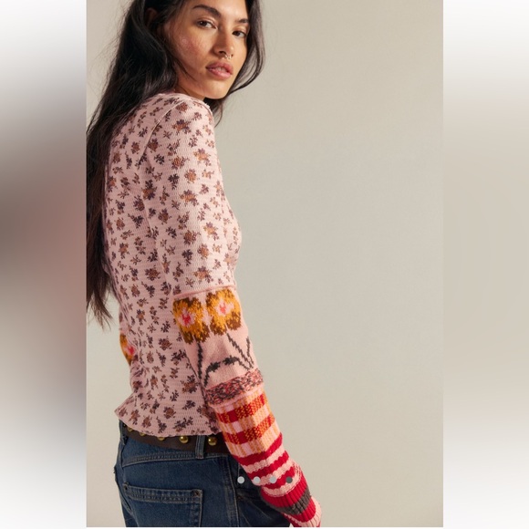 We the free bold Bowery cuff thermal shirt - Picture 2 of 4